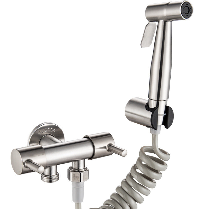 Doubs Tap Bath Shower system Bidet Faucet Brushed Bathroom Shower Tap Bidet Sprayer