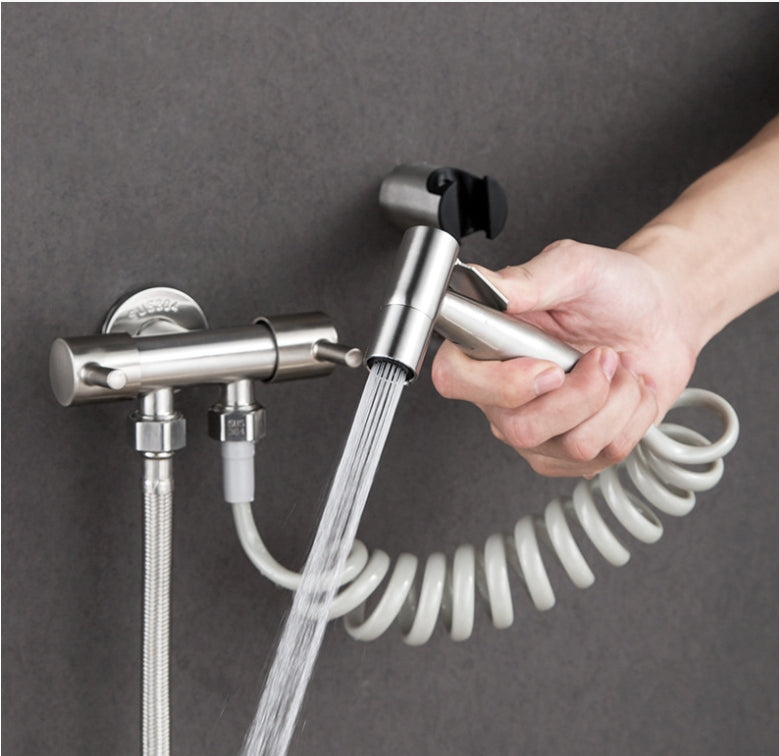 Doubs Tap Bath Shower system Bidet Faucet Brushed Bathroom Shower Tap Bidet Sprayer