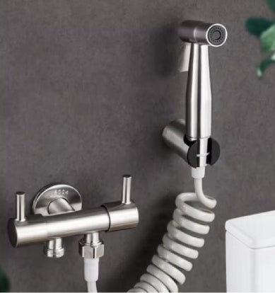 Doubs Tap Bath Shower system Bidet Faucet Brushed Bathroom Shower Tap Bidet Sprayer