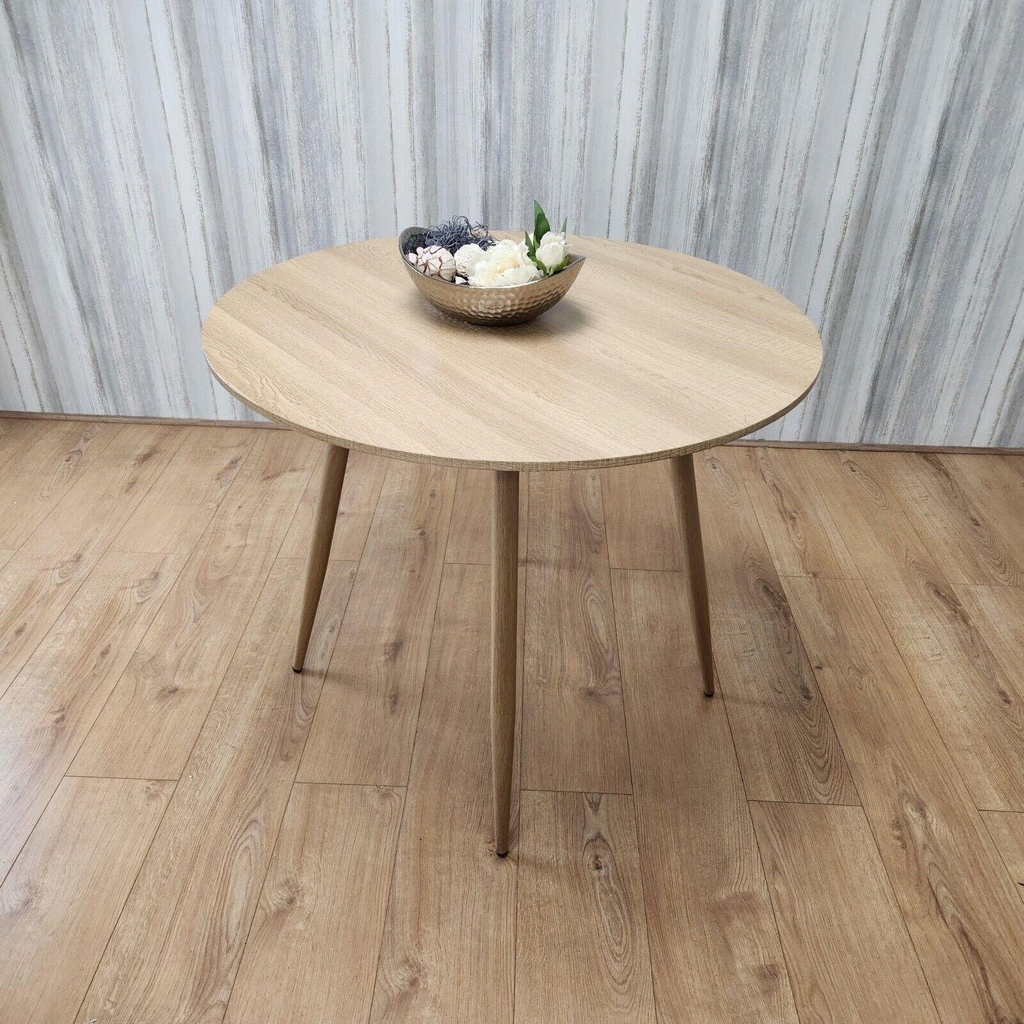 Dining Table Beige Wood Kitchen Place for 4 Seats, Dining Table Only