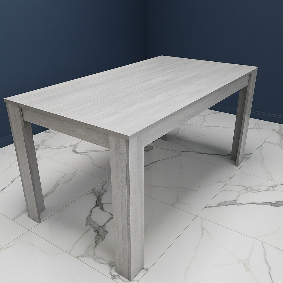 DOUBS Dining Table and 2 Chairs With 2 Benches Grey 2 Grey Velvet Chairs