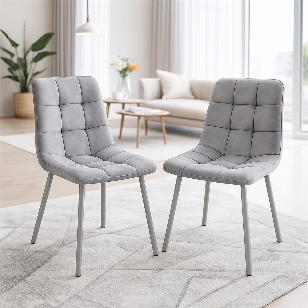 Dining Table and 4 Chairs With Bench Grey 4 Grey Velvet Chairs